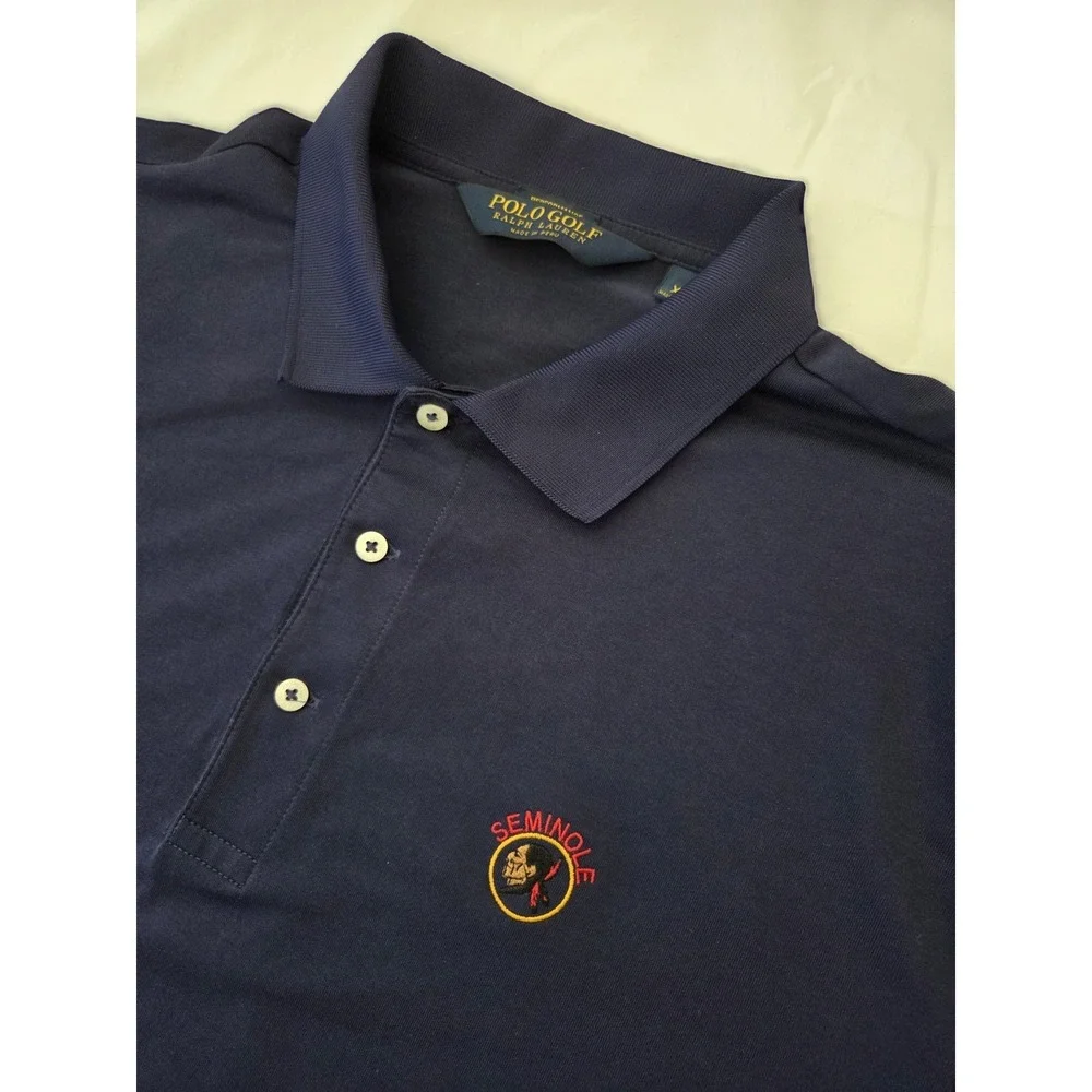 Seminole Golf Club Polo Ralph Lauren Polo Golf Performance Shirt Navy Men's XL